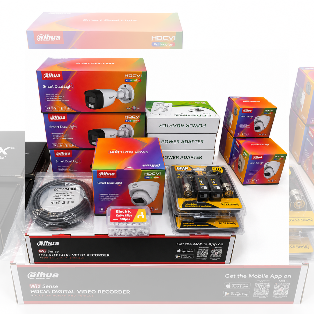 4-Piece CCTV Full Package ইনস্টলেশন চার্জ একদম ফ্রি!