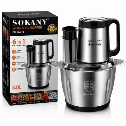 SOKANY SK-06019 6-in-1 Wonder Chopper